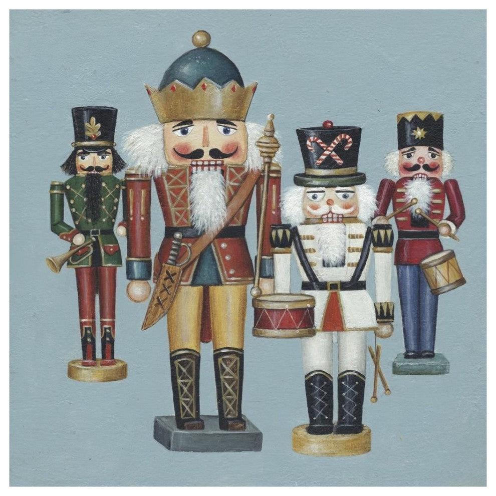 "King Nutcrakcers" Digital Paper Print by David Carter Brown, 38"x38"