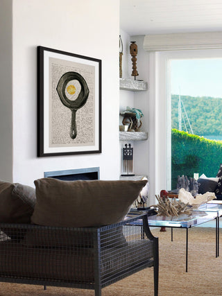 "Sunny Side Up" Framed Painting Print, 12"x18"