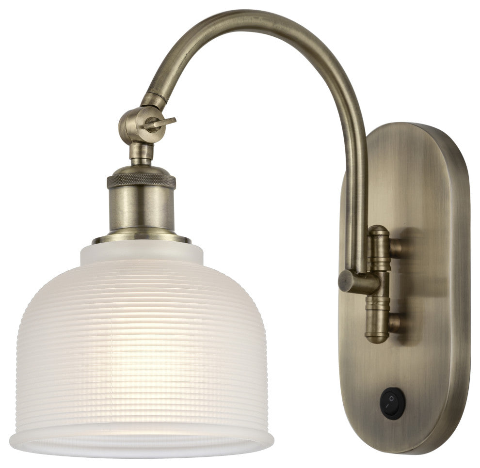 Innovations 518-1W-AB-G411 1-Light Sconce, Antique Brass