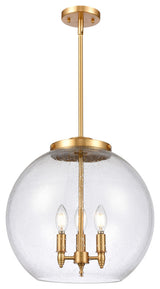 Athens Pendant, Satin Gold, Seedy, Seedy