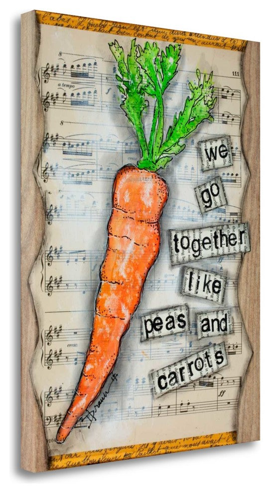 "We Go Together" By Denise Braun, Giclee Print on Gallery Wrap Canvas