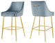 Discern Bar Stools, Set of 2, Light Blue