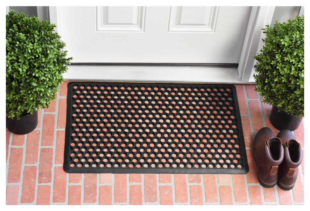 Calloway Mills 900152234 Anti-fatigue, Open Rubber Mat 22"x34"