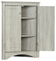 TATEUS Triangle Bathroom Storage Cabinet Freestanding Corner cabinet, Oak