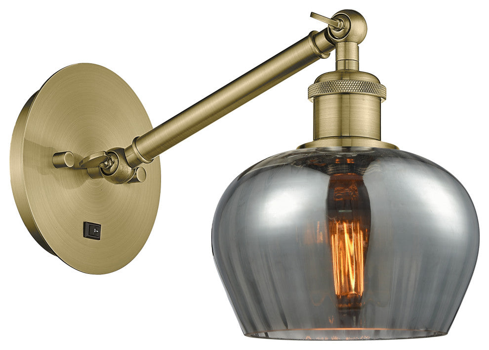 Innovations 317-1W-AB-G93 1-Light Sconce, Antique Brass