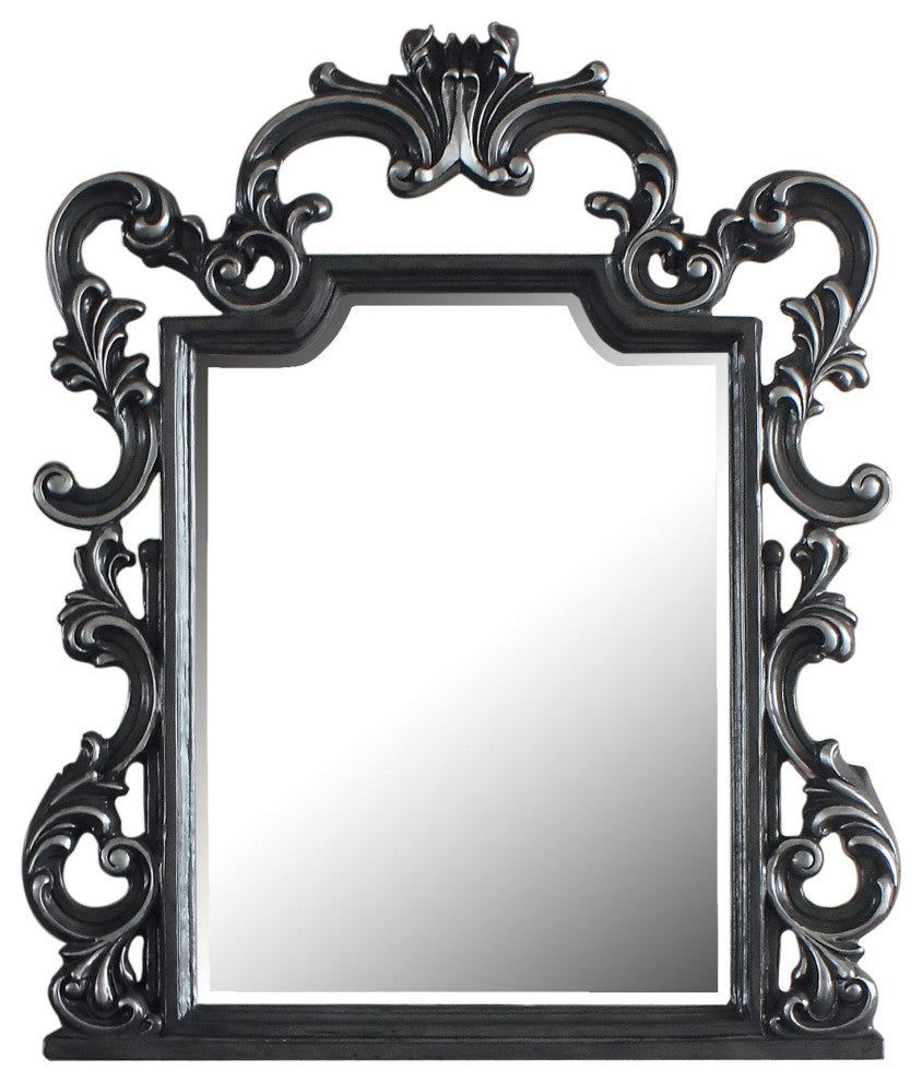 ACME House Delphine Mirror, Charcoal Finish