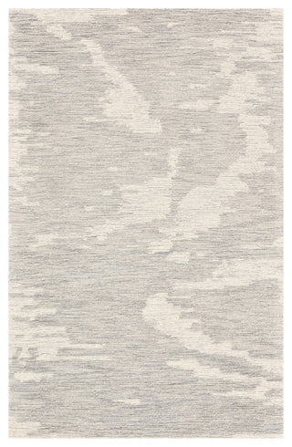 Mexico Abstract Ivory Gray Hand-Hooked Area Rug 8' x 10'