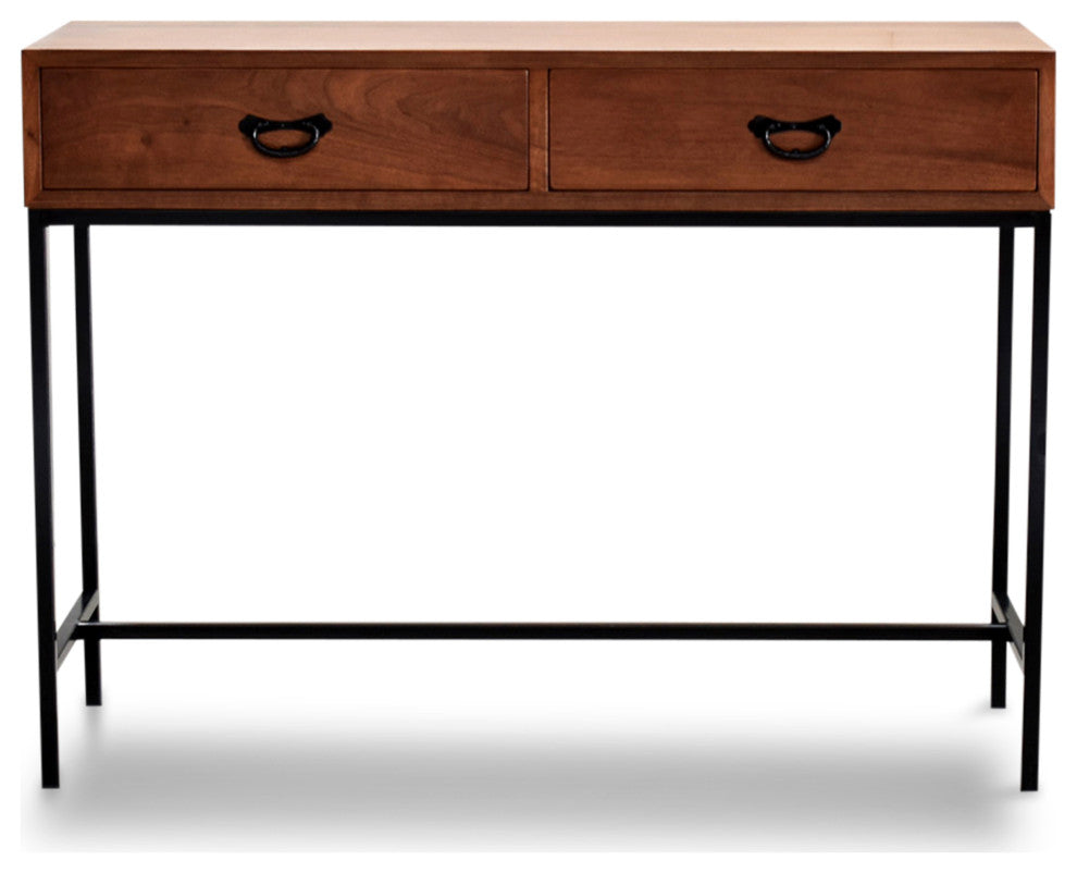 Kobe Small Console Table, Classic Walnut