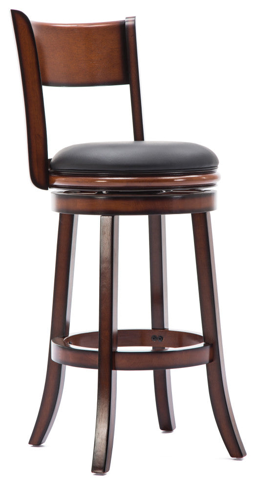 29" Palmetto Swvl Stool, Brandy