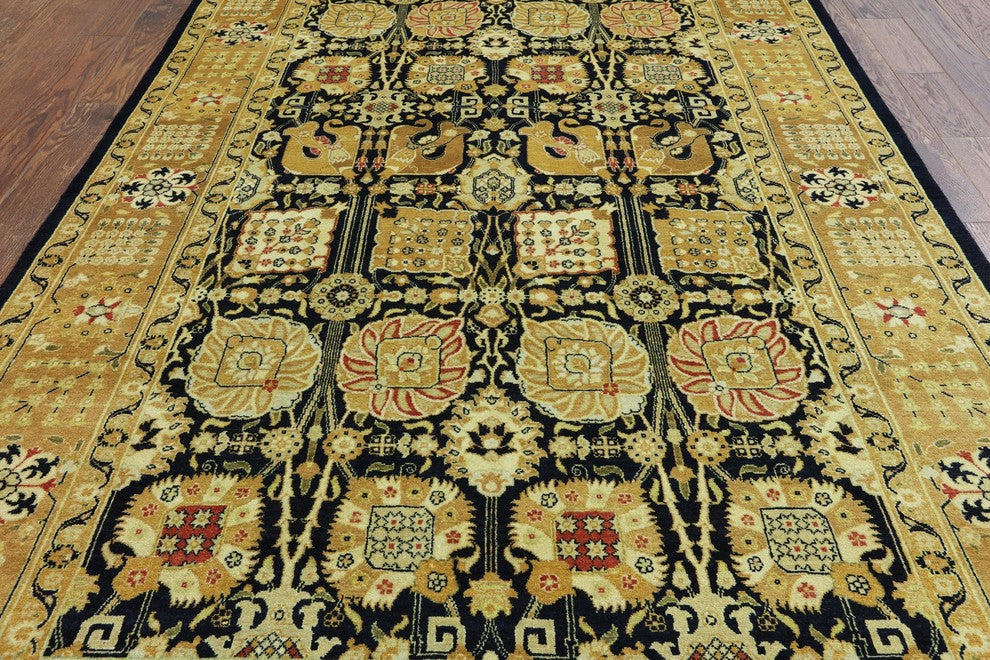 6'x9' Handmade Oriental Peshawar Area Rug, W2084