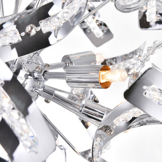 Swivel 18 Light Chandelier With Chrome Finish