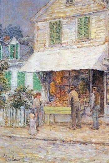 Provincial Town - Fine Art Giclee Print 24" x 36"