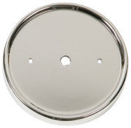 Small Semi Flush Classic Bell Lantern In Clear Glass, Polished Nickel