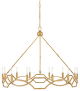 Hinkley Lighting 45786 Leona 12 Light 45"W Taper Candle Style - Distressed