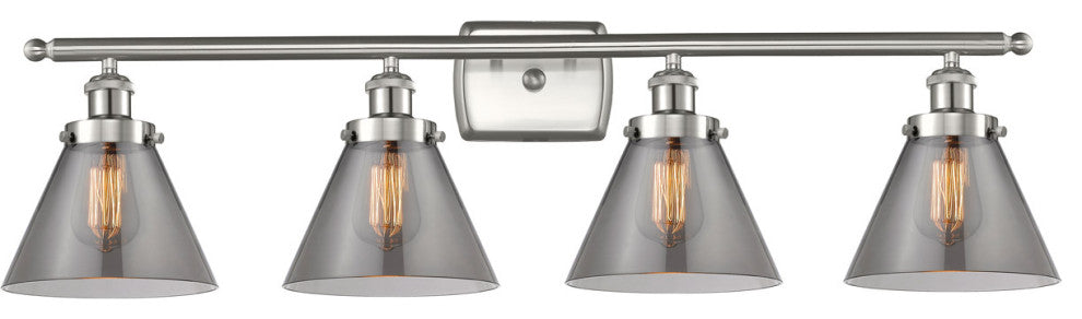 INNOVATIONS LIGHTING 916-4W-SN-G43-LED Large Cone 3 Light Bath Vanity Light