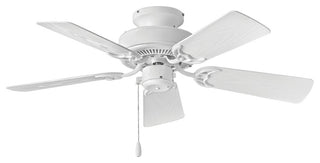 Hinkley Cabana 36" Indoor/Outdoor Ceiling Fan, Appliance White