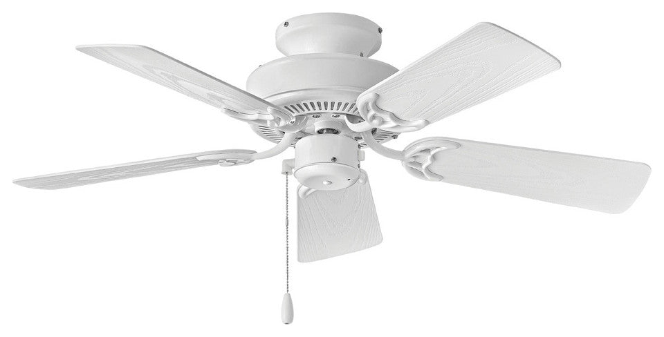 Hinkley Cabana 36" Indoor/Outdoor Ceiling Fan, Appliance White