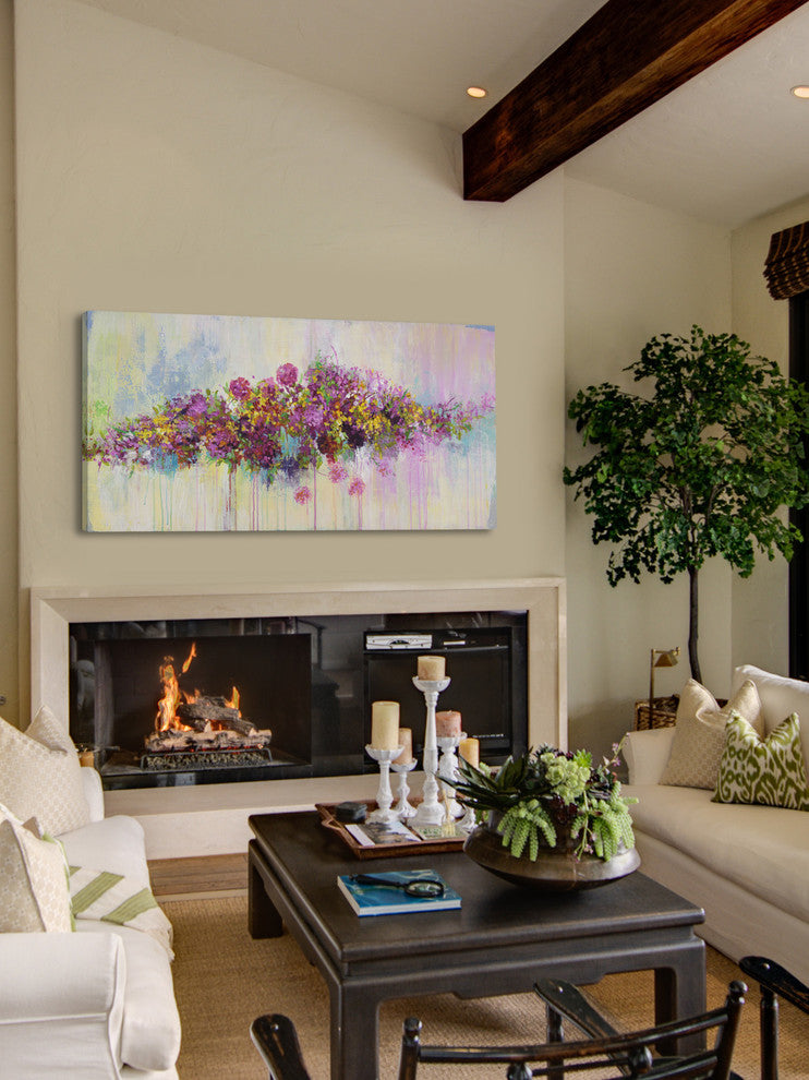Marmont Hill, "Butterfly Dream" by Julie Joy Painting on Wrapped Canvas, 60x30