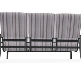 St. Catherine Deep Seat 3-Seat Outdoor Sofa, Sensory Dove/Graphite