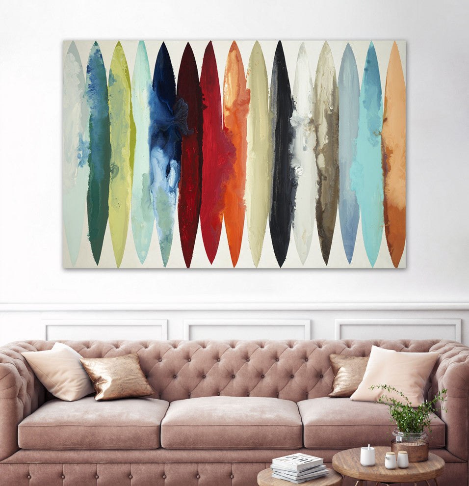 Even Flow - 84 x 54 by Randy Hibberd
