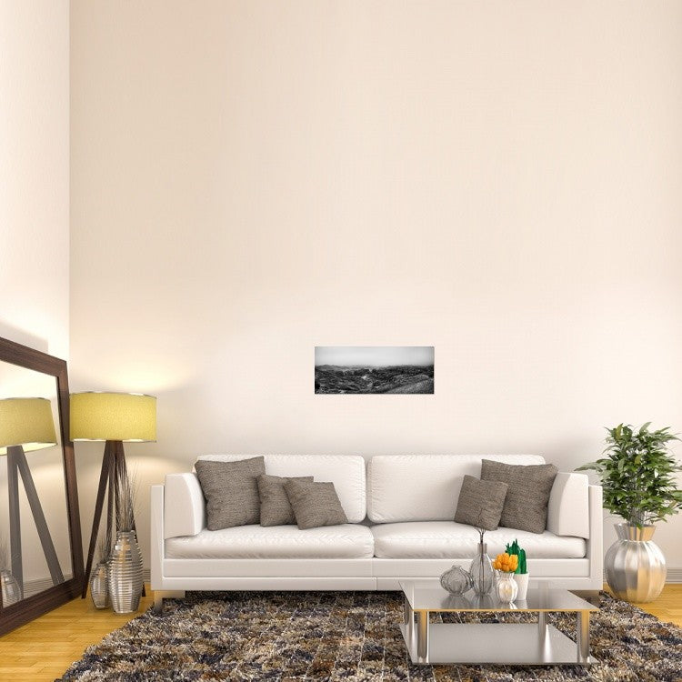 "The Rock Desert" Stretched Canvas Giclee by Piet Flour, 30x12"