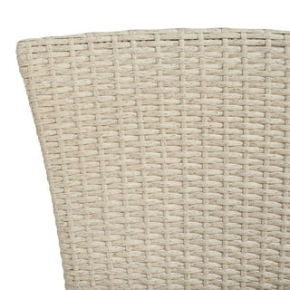 Safavieh Outdoor Edna 3 Piece Lounge Set Beige/White Cushion