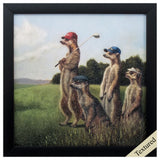 HomeRoots 11" X 11" Black Frame Mens Day