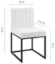 Modway Carriage dining chair Upholstered Fabric Set of 2