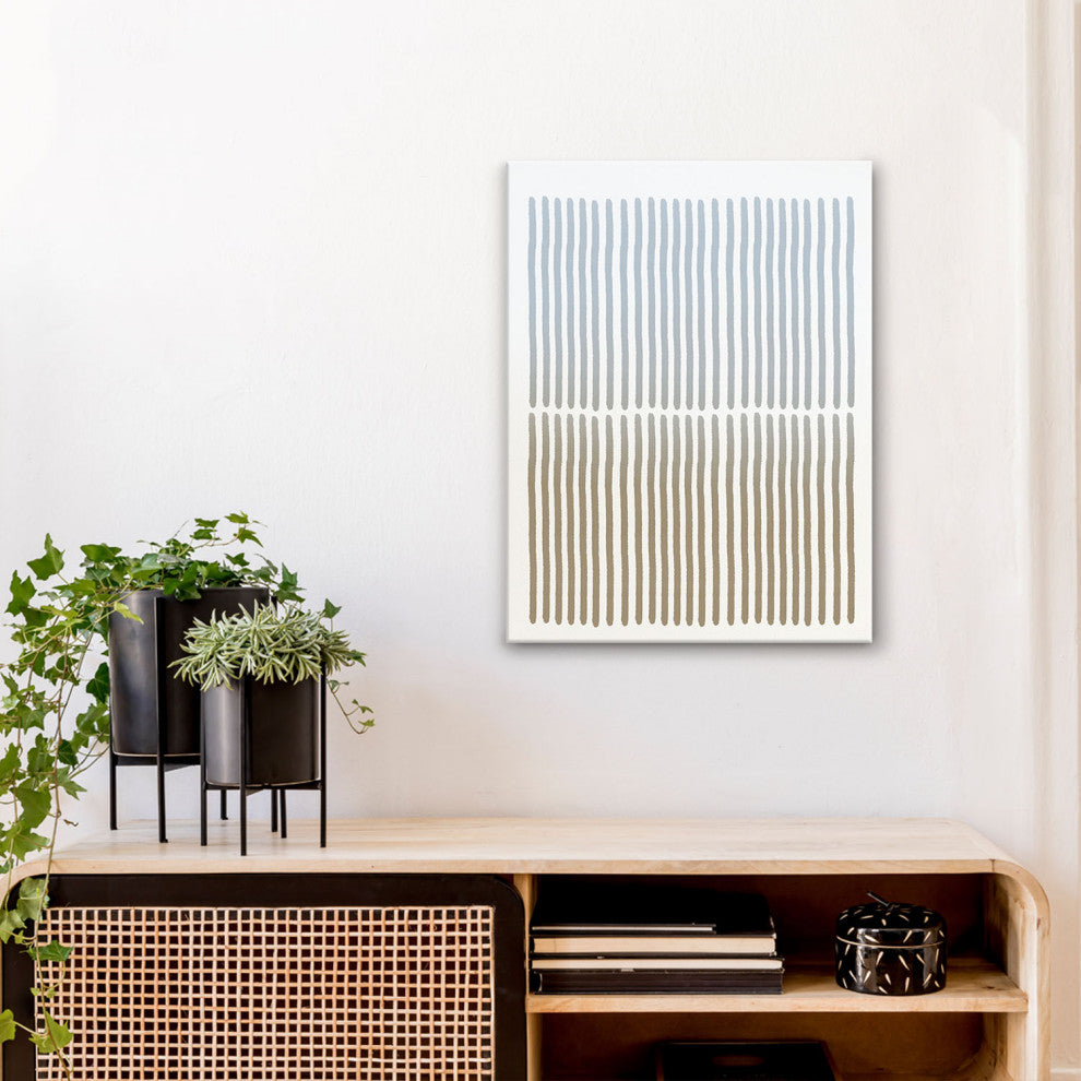Abstract Neutral CLIV' Canvas Wall Art by ChiChi Decor, 20"x16"