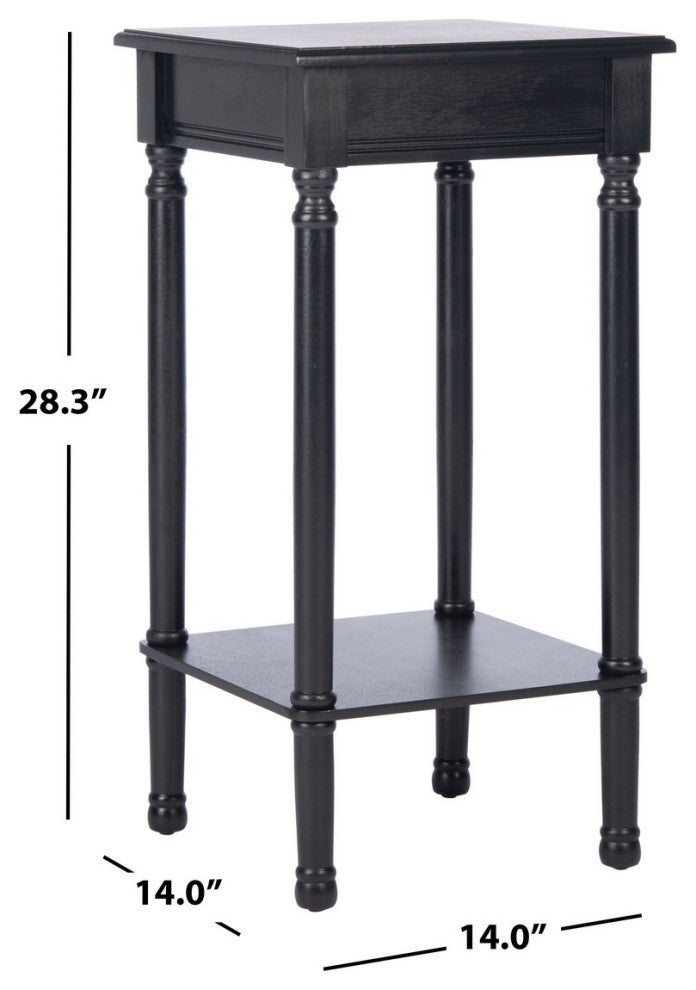 Safavieh Tinsley Square Accent Table, Black