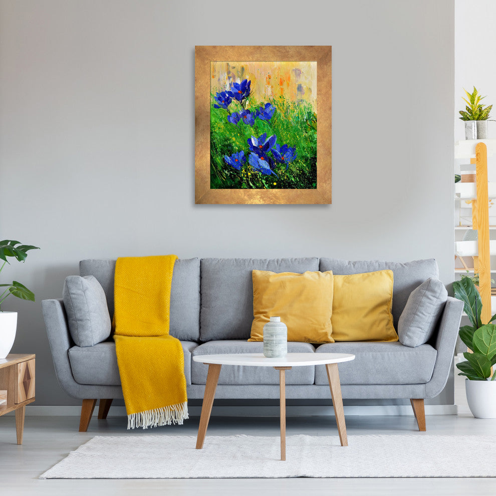 Crocusses, 20x24, Florentine Gold Frame 20"x24"