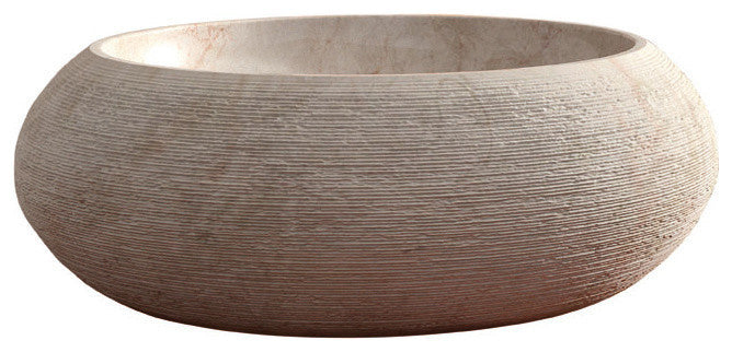 Fiji Stone Sink, Beige