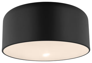 Malone Large Ceiling Flush Mount, Midnight Black