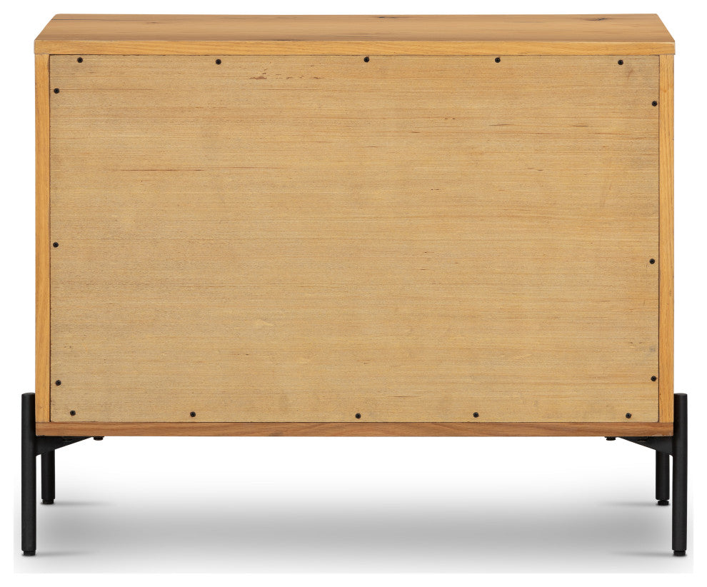 Eaton Large Nightstand-Light Oak Resin