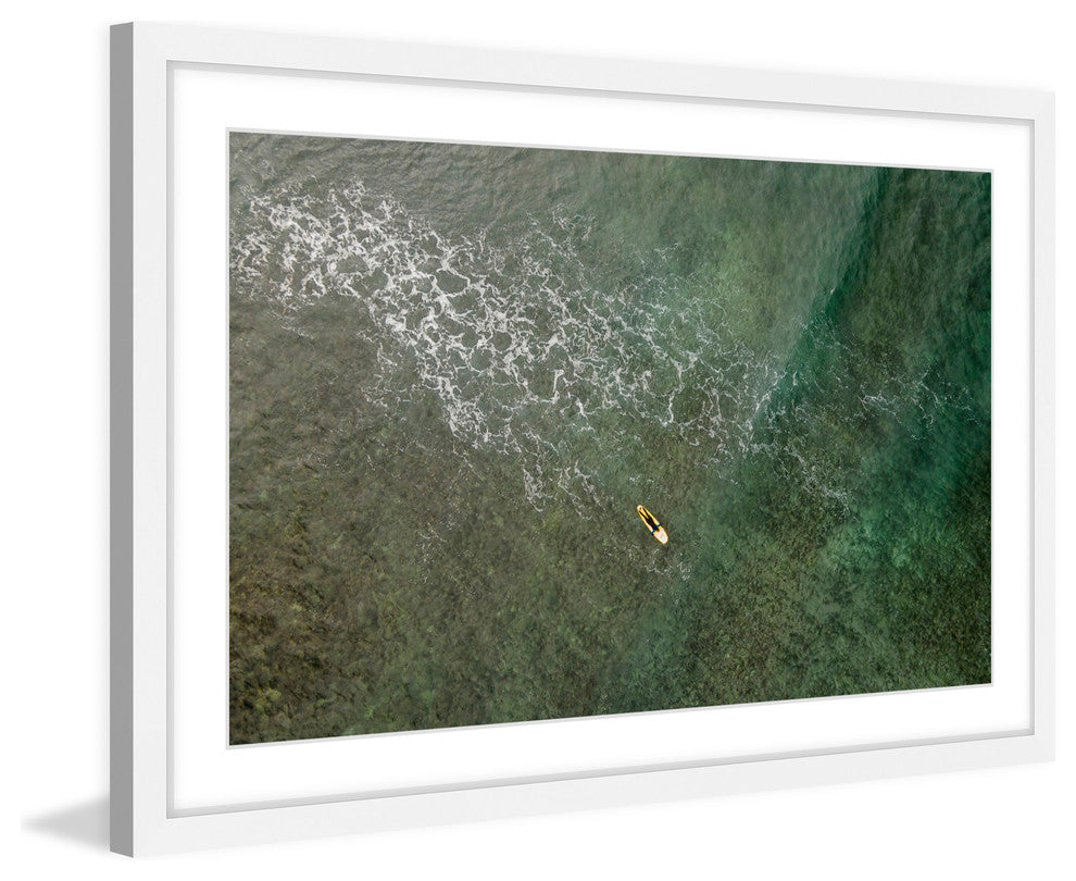 "Floating Out" Framed Print by Karolis Janulis