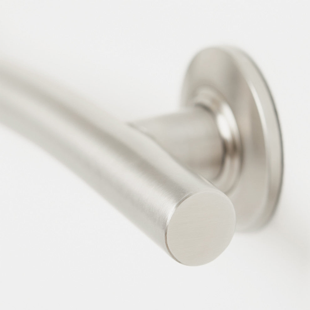 Wave Design Shower Grab Bar, Satin Stainless, 18"