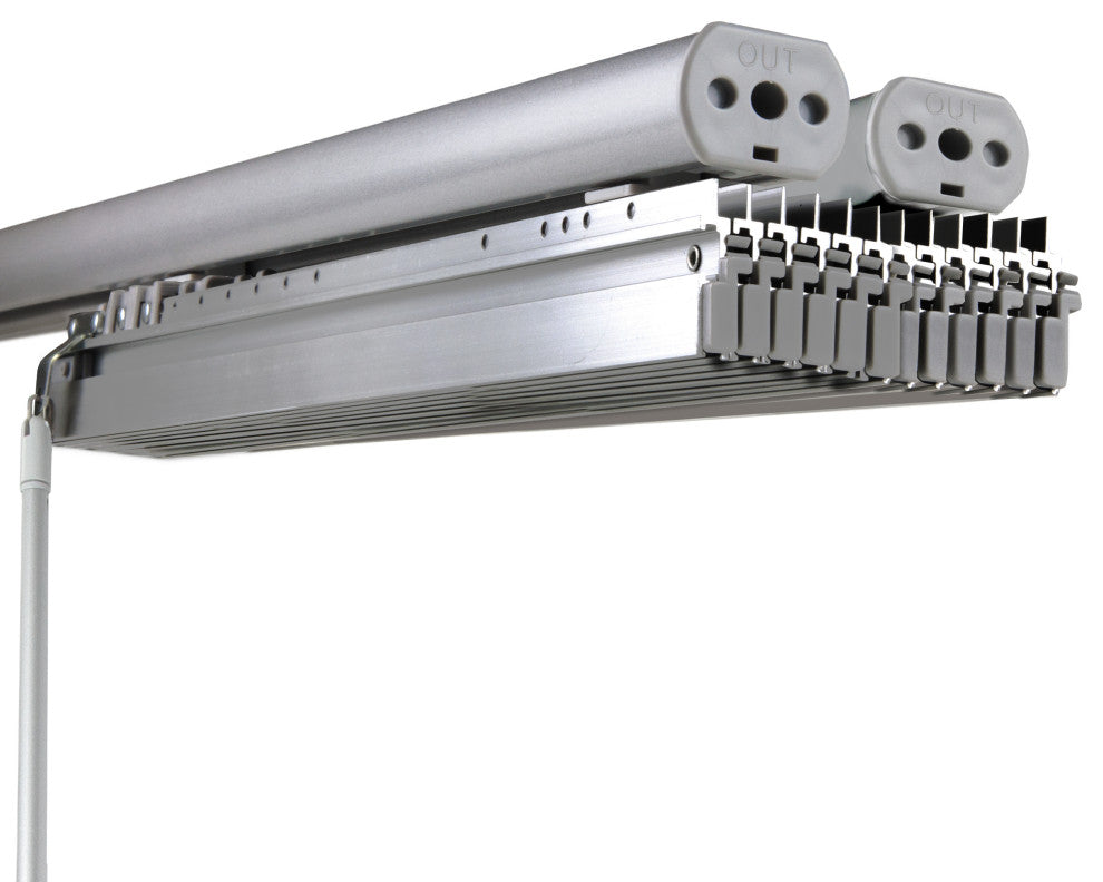 Lizbeth 12-Panel Track Extendable Vertical Blinds 140-260"W