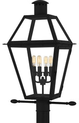 Quoizel RO9014 Rue De Royal 4 Light 26" Tall Outdoor Single Head - Earth Black