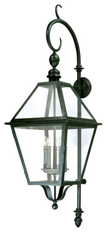 Townsend, Outdoor Wall Lantern, 5 Light, Natural Bronze Finish, Clear Glass