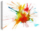 Epic Graffiti "Watercolor Splat" Giclee Canvas Wall Art, 12"x16"