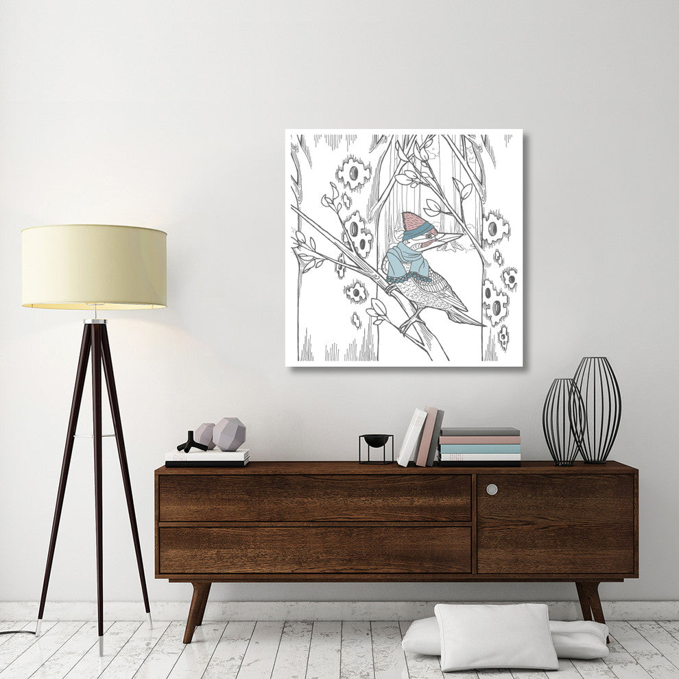 "Color the Forest Color XII" Digital Paper Print by Elyse DeNeige, 42"x42"