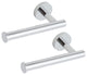 Elizabeth Wall Mounted Toilet Paper Holder in Chrome (Set of 2)