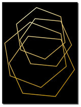 Wrapped Canvas 'Gilt Mod III/IIIB' 2 Piece Wall Decor, 2-Piece Set, 30"x40"