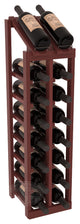 2 Column 8 Row Display Top Kit, Redwood, Cherry Stain, Satin Finish