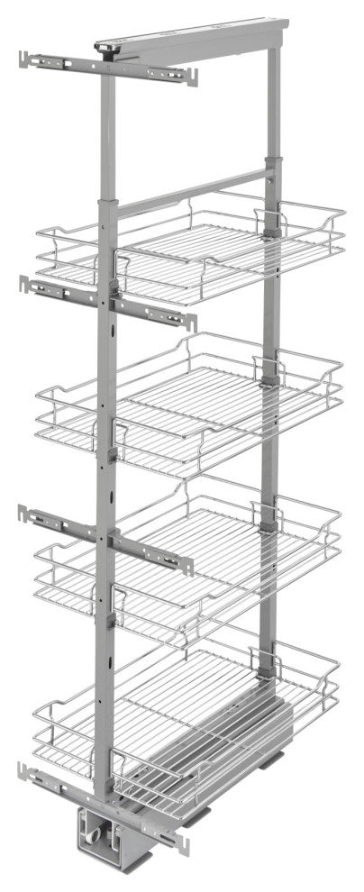 Adjustable Pantry System for Tall Pantry Cabinets, 17.6"