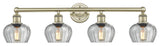 Innovations Fenton 4 33.5" Bath Vanity-Light Antique Brass