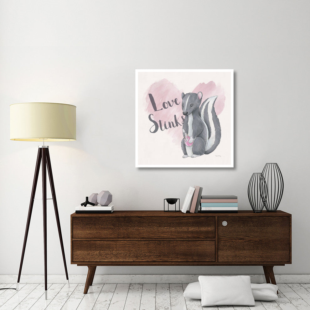 "My Furry Valentine II Sq" Digital Paper Print by Elyse DeNeige, 38"x38"