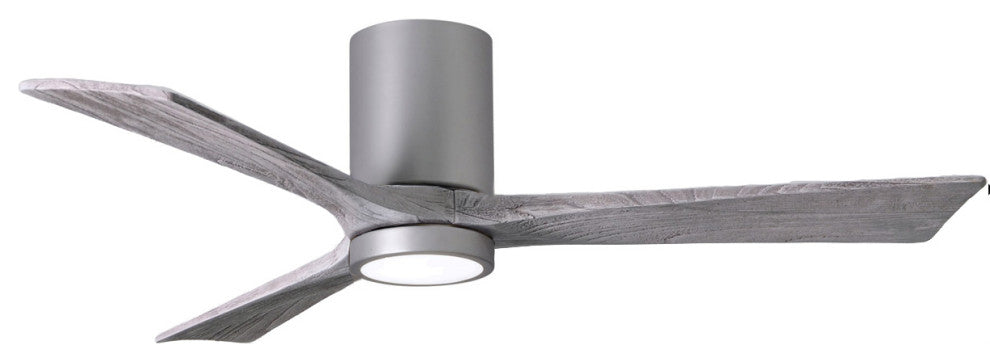 Matthews Fan Irene-3HLK With Lighting Kit, Brushed Nickel, 52", Barn Wood
