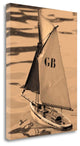 "Les Petits Bateaux I" By Marina Drasnin Gilboa, Giclee on Gallery Wrap Canvas