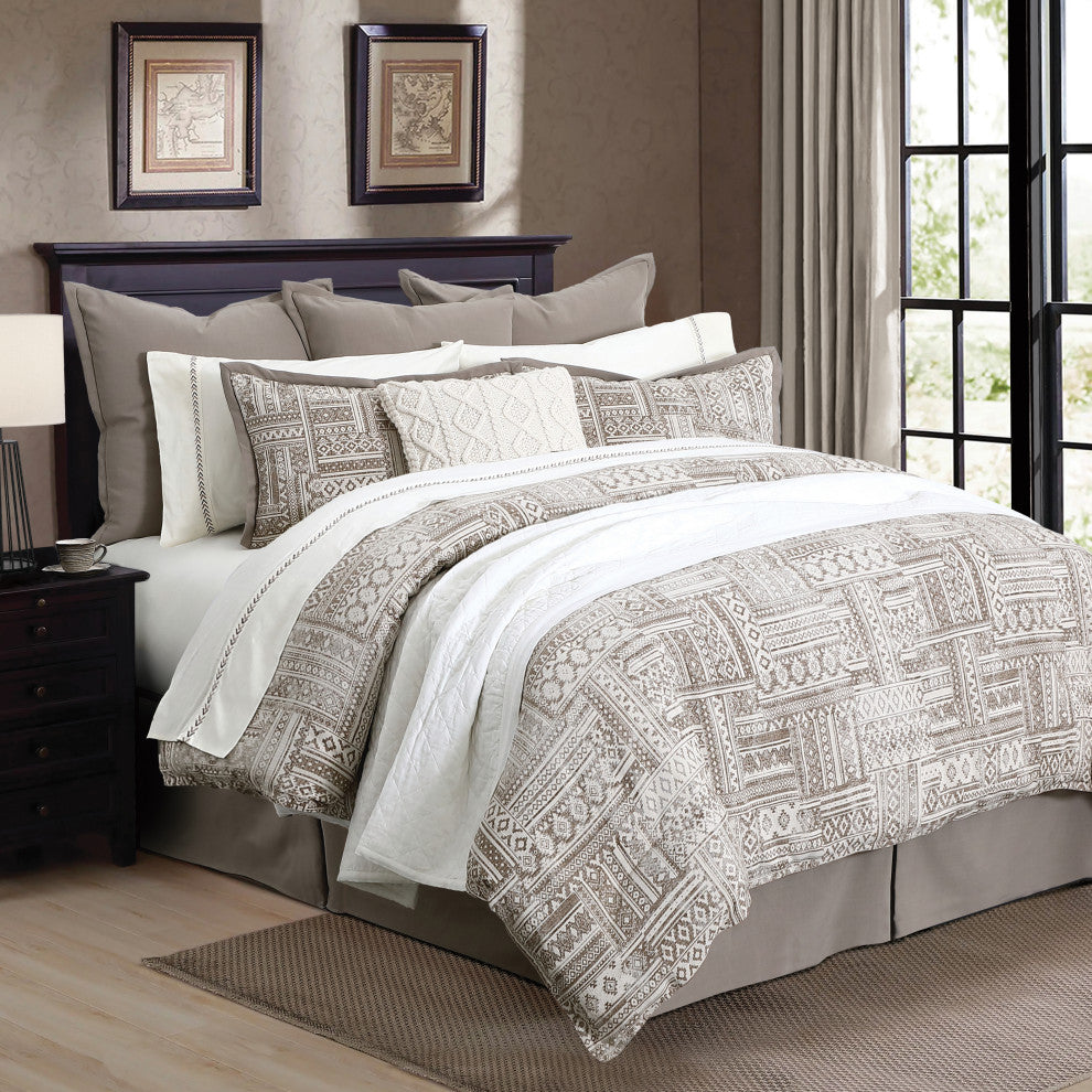 3 Piece Trent Comforter Set, Super King
